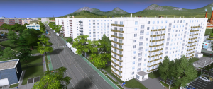 Cities Skylines z toną modów - długie bloki.png