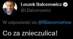 Co za znieczulica!